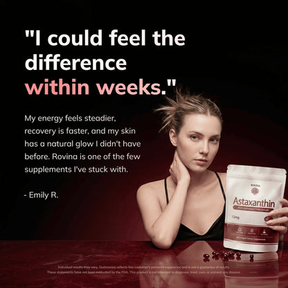 Astaxanthin 12mg Softgels, Triple Strength Antioxidant, 60 Ct | Triple Strength Antioxidant from Microalgae; supports eye, skin, immune & joint health; Non-GMO, Gluten Free, 60 ct
